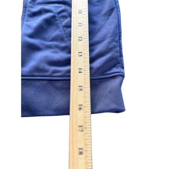 Nike Youth Track Jacket 4Y Navy Blue White Full Zip Logo Tape Sleeves Athletic - Picture 7 of 8